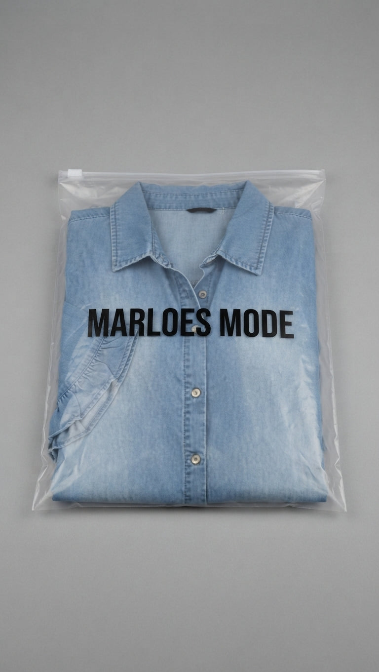 Claudia - Denimjurk met knoppen voor vrouwen