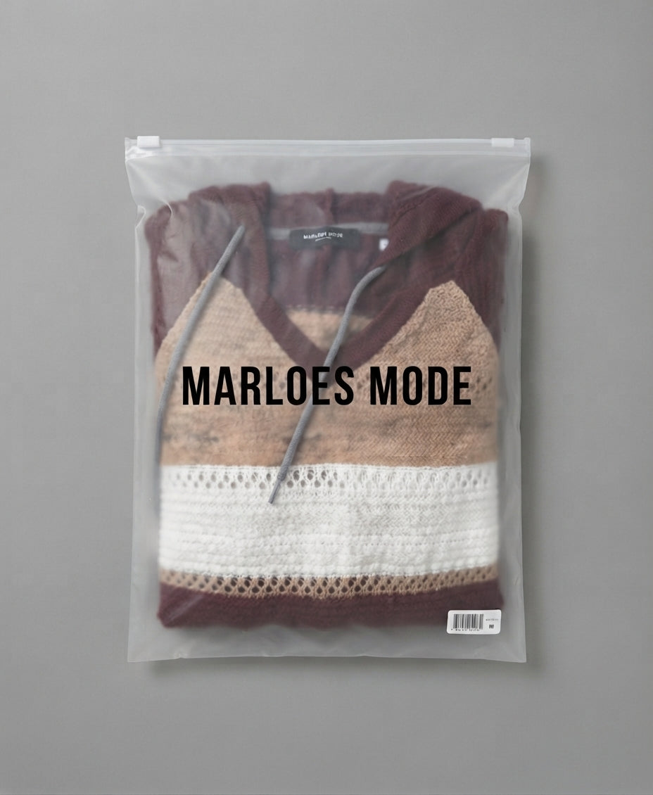 Lydia | Comfortabele Patchwork Sweater met Capuchon