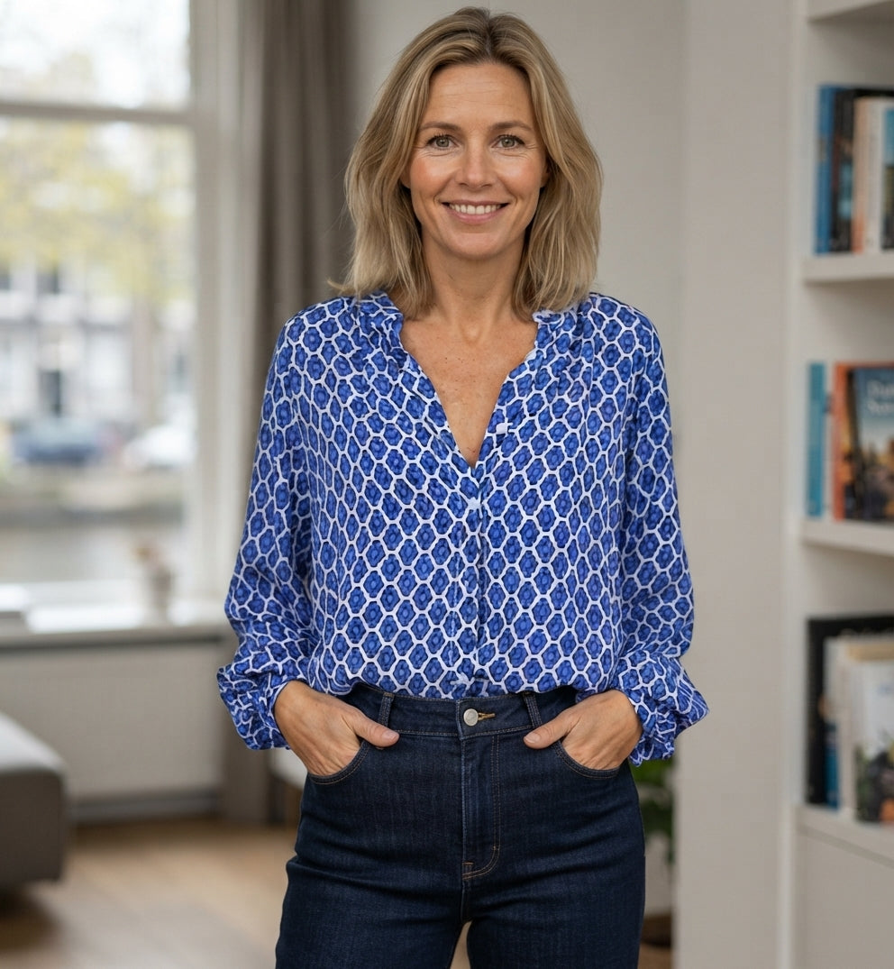 Annette - Blouse met lange mouwen