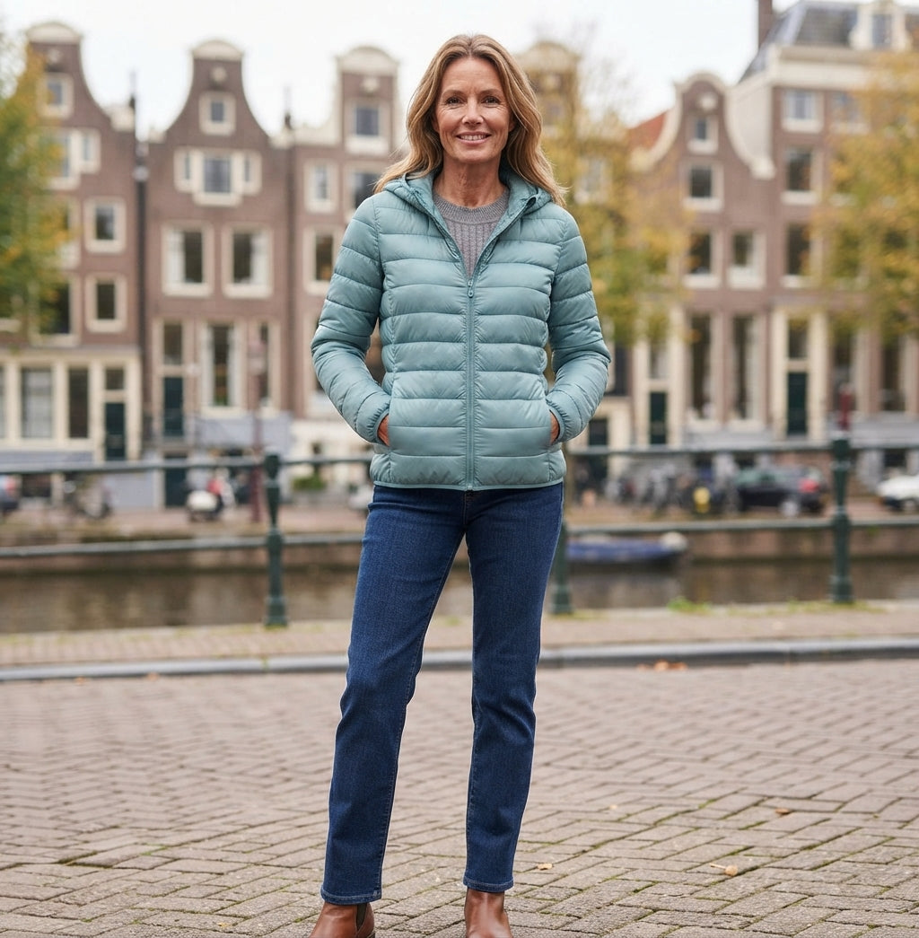 Van Dam | Lichtgewicht Gewatteerde Donsjack voor Dames