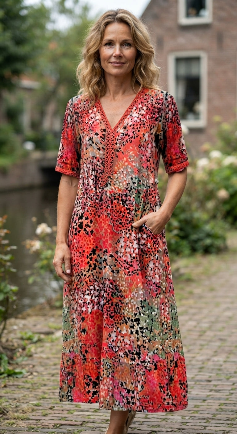 Chantal - Chique midi-jurk