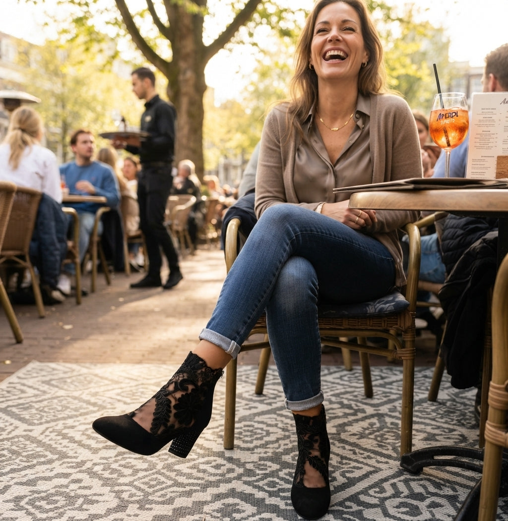 Norene | Stijlvolle ademende orthopedische hakken