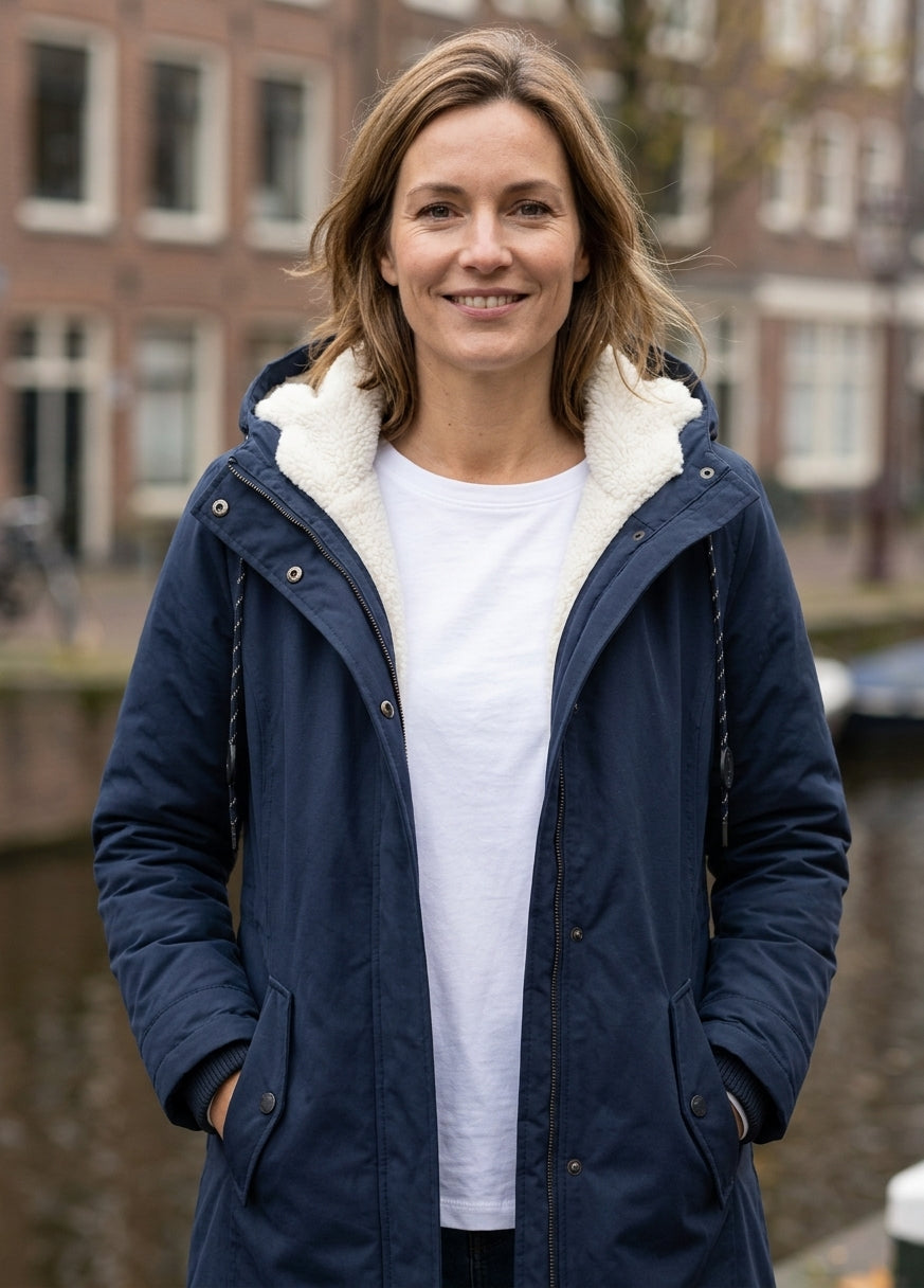 Annie - Gewatteerde Winterjas Met Capuchon