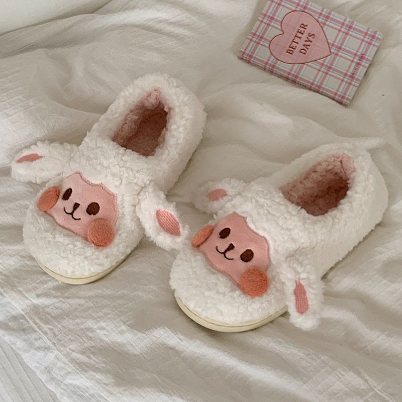 Amy  - De schattige fluffy dieren pantoffels!