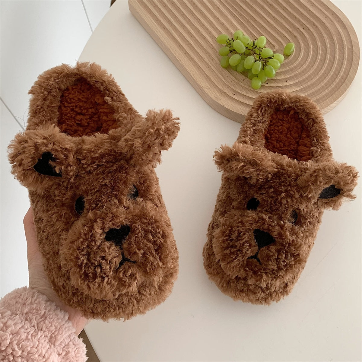 Amy  - De schattige fluffy dieren pantoffels!
