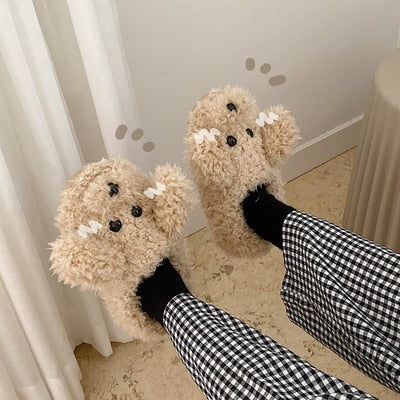 Amy  - De schattige fluffy dieren pantoffels!