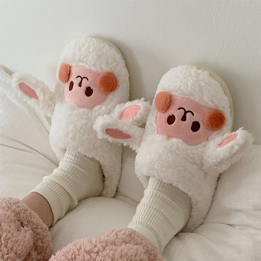Amy  - De schattige fluffy dieren pantoffels!