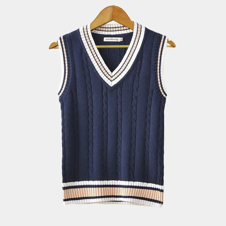 Dames Mouwloos V-hals Sweater Vest - Gebreide Spencer, Effen, Casual Laagjes Herfst/Winter

Heren Mouwloos V-hals Sweater Vest - Gebreide Spencer, Effen, Casual Laagjes Herfst/Winter