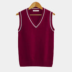 Dames Mouwloos V-hals Sweater Vest - Gebreide Spencer, Effen, Casual Laagjes Herfst/Winter

Heren Mouwloos V-hals Sweater Vest - Gebreide Spencer, Effen, Casual Laagjes Herfst/Winter