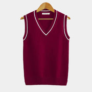 Dames Mouwloos V-hals Sweater Vest - Gebreide Spencer, Effen, Casual Laagjes Herfst/Winter

Heren Mouwloos V-hals Sweater Vest - Gebreide Spencer, Effen, Casual Laagjes Herfst/Winter