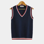 Dames Mouwloos V-hals Sweater Vest - Gebreide Spencer, Effen, Casual Laagjes Herfst/Winter

Heren Mouwloos V-hals Sweater Vest - Gebreide Spencer, Effen, Casual Laagjes Herfst/Winter