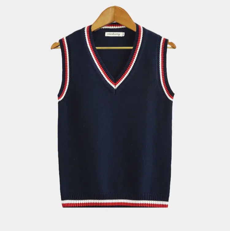 Dames Mouwloos V-hals Sweater Vest - Gebreide Spencer, Effen, Casual Laagjes Herfst/Winter

Heren Mouwloos V-hals Sweater Vest - Gebreide Spencer, Effen, Casual Laagjes Herfst/Winter