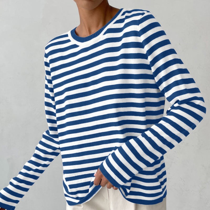 Isanoa - Gestreept en tijdloze longsleeve voor dames