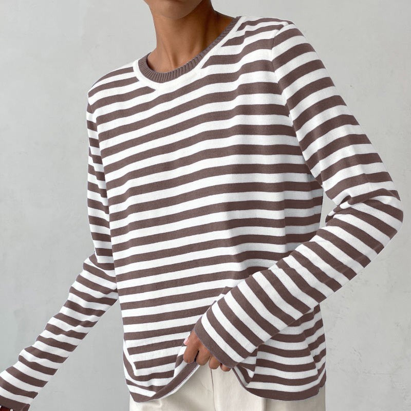 Isanoa - Gestreept en tijdloze longsleeve voor dames