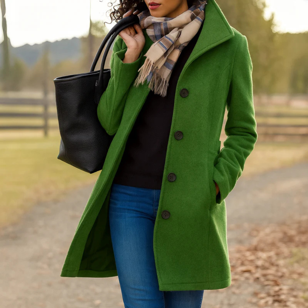 Minja Dames Winterjas | Tijdloos Ontwerp, Hoogwaardige Stof