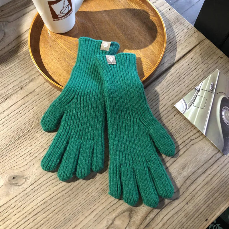Gebreide Dames Handschoenen | Warme Handschoenen met Comfortabele Elastische Pasvorm