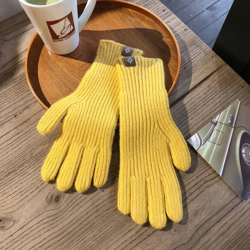 Gebreide Dames Handschoenen | Warme Handschoenen met Comfortabele Elastische Pasvorm