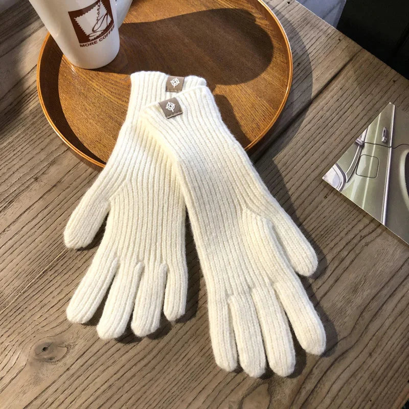 Gebreide Dames Handschoenen | Warme Handschoenen met Comfortabele Elastische Pasvorm