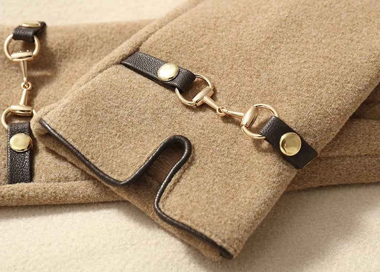 Elegante Warme Dames Handschoenen | Luxe winterhandschoenen met stijlvolle kettingdetail