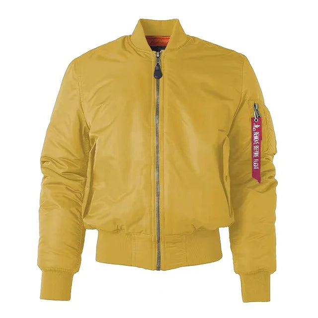 Klassiek Dames Jack -  MA-1 Bomberjack - Winddicht en Waterafstotend Nylon, Comfortabele Pasvorm