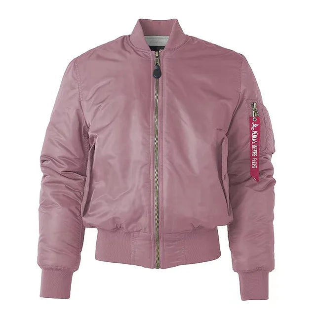 Klassiek Dames Jack -  MA-1 Bomberjack - Winddicht en Waterafstotend Nylon, Comfortabele Pasvorm