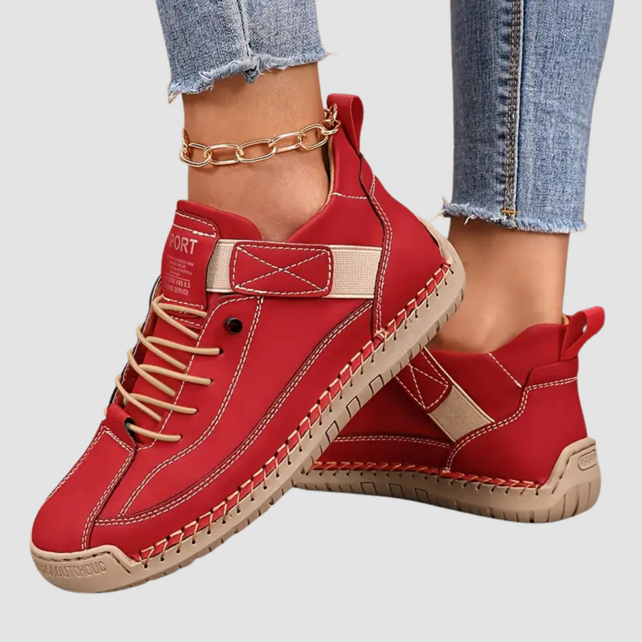 Marley Sneakers | Dames Comfortabele Sneakers Lichtgewicht en Ademend Leer