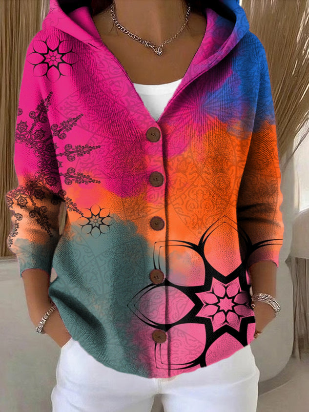 Nova-luna | Patchwork hooded vest voor vrouwen