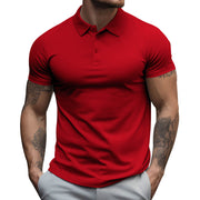 Heren Slim Fit Polo – Casual, Geschikt voor Dagelijks Gebruik, Korte Mouwen