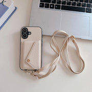Crossbody Telefoonhoesje met Koord - Unisex