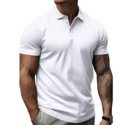 Heren Slim Fit Polo – Casual, Geschikt voor Dagelijks Gebruik, Korte Mouwen