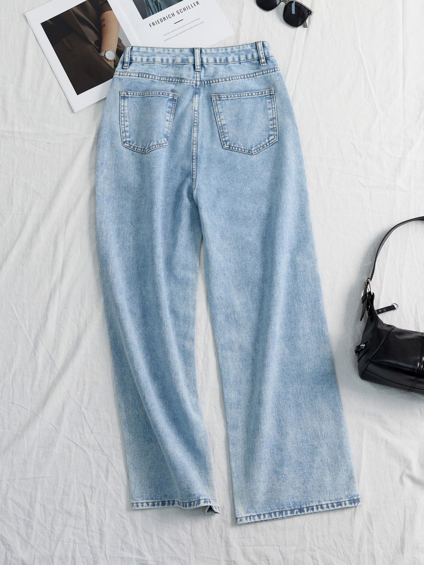 Hailey Denim Glitter Jeans | Dames spijkerbroek met sprankelende details en comfortabele pasvorm