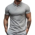 Heren Slim Fit Polo – Casual, Geschikt voor Dagelijks Gebruik, Korte Mouwen