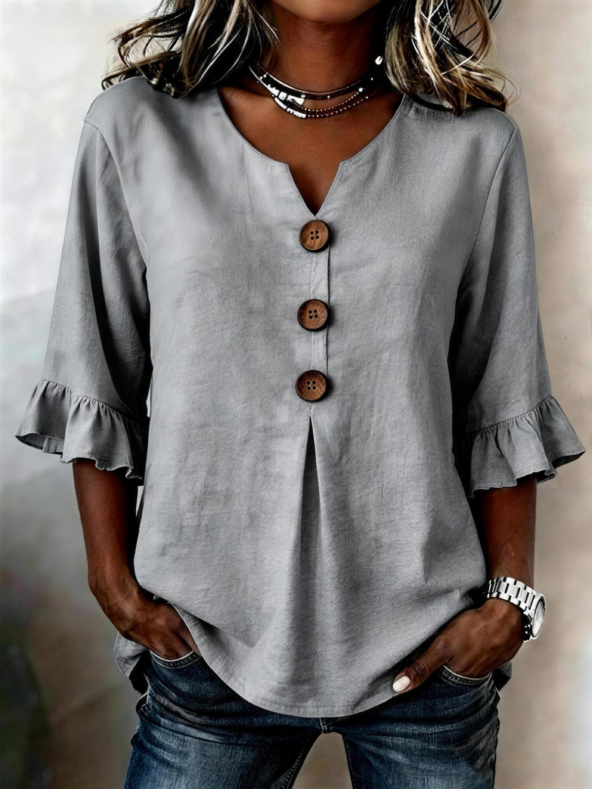 De Noortje Elegance Blouse | Romantische blouse met ruffles voor vrouwen