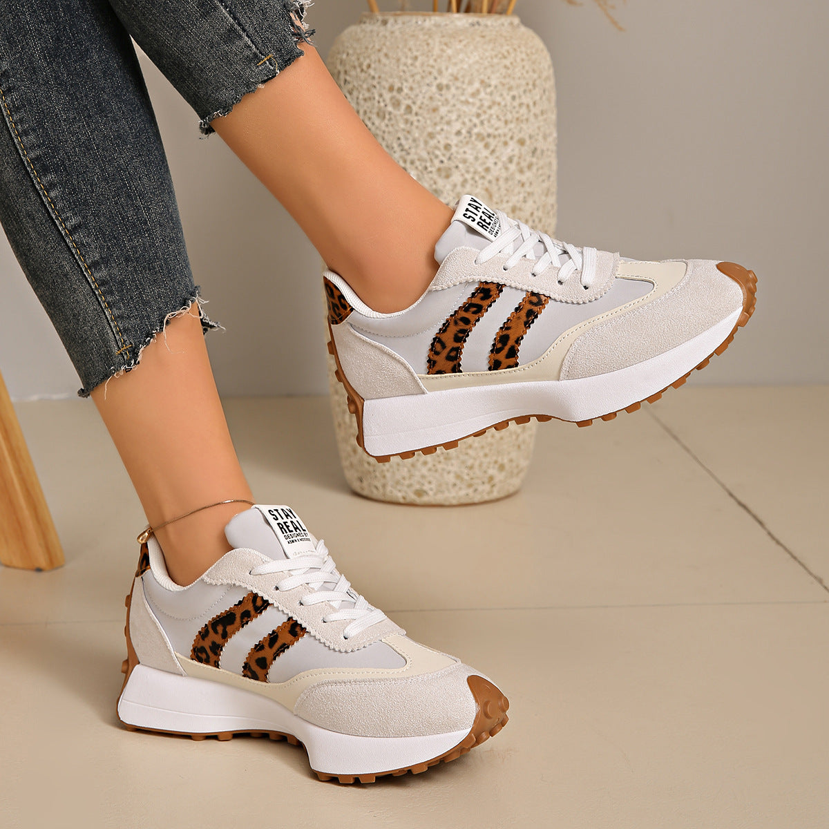 Mariska - Orthopedische sneakers met veters