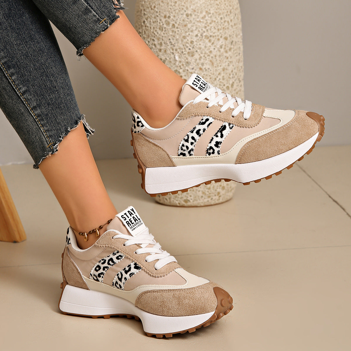 Mariska - Orthopedische sneakers met veters