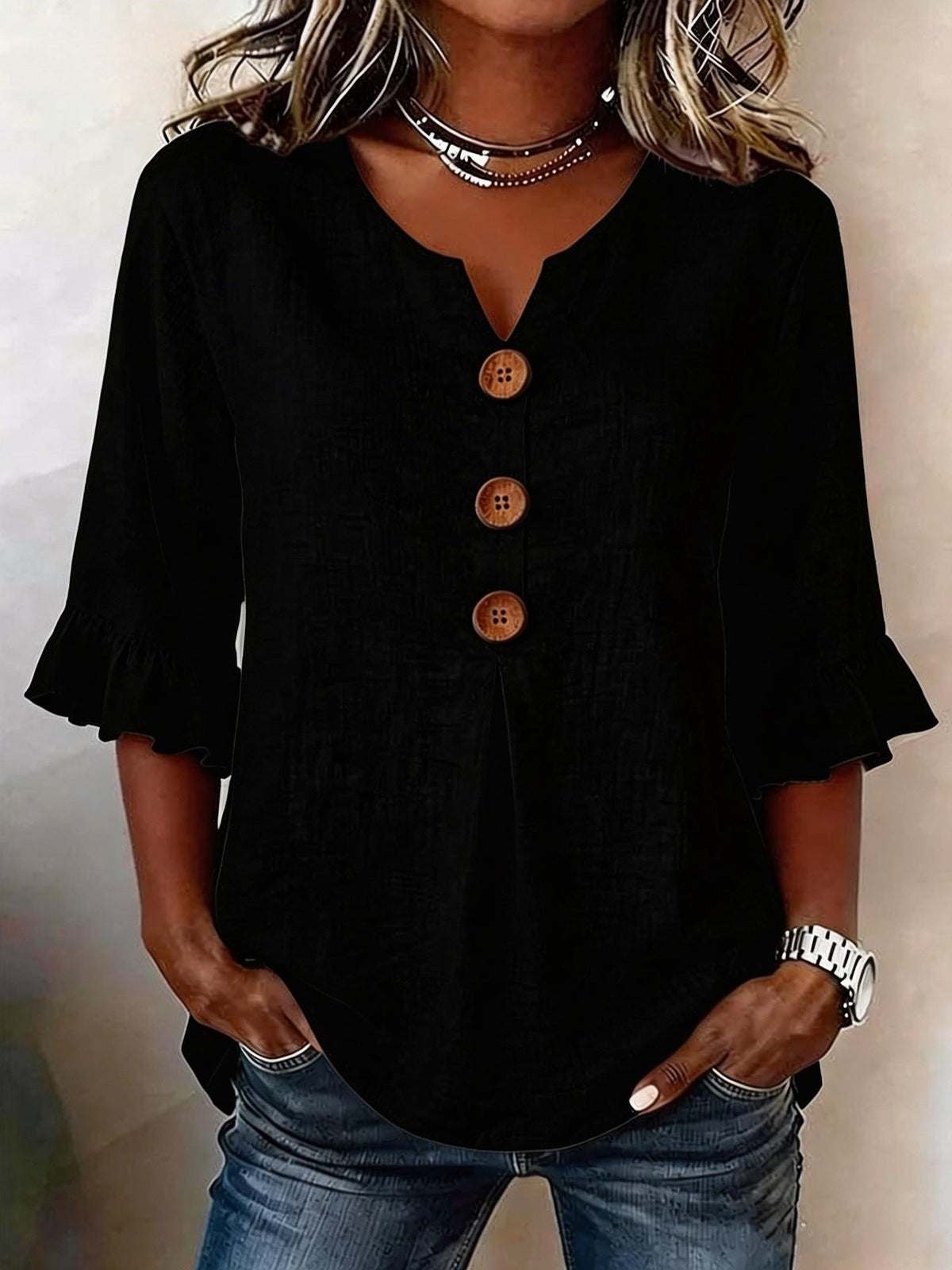 De Noortje Elegance Blouse | Romantische blouse met ruffles voor vrouwen