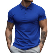 Heren Slim Fit Polo – Casual, Geschikt voor Dagelijks Gebruik, Korte Mouwen