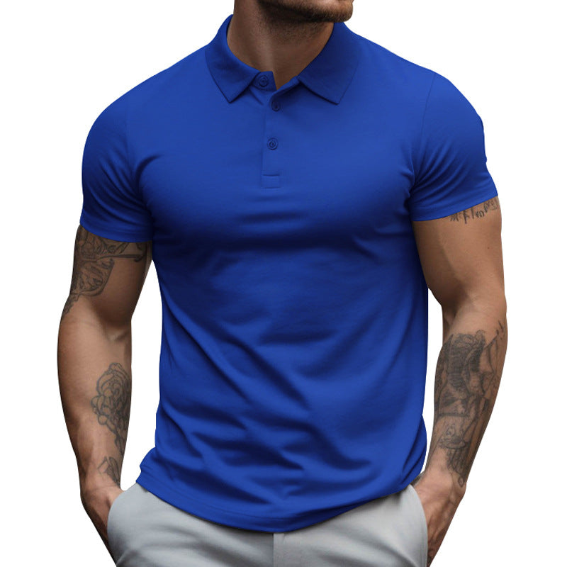 Heren Slim Fit Polo – Casual, Geschikt voor Dagelijks Gebruik, Korte Mouwen