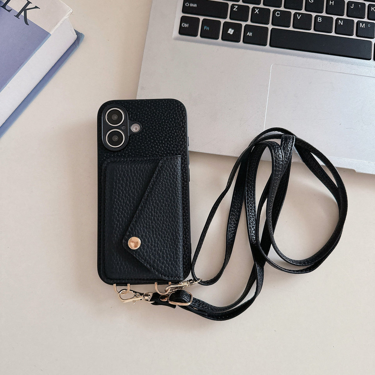 Crossbody Telefoonhoesje met Koord - Unisex