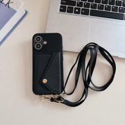 Crossbody Telefoonhoesje met Koord - Unisex