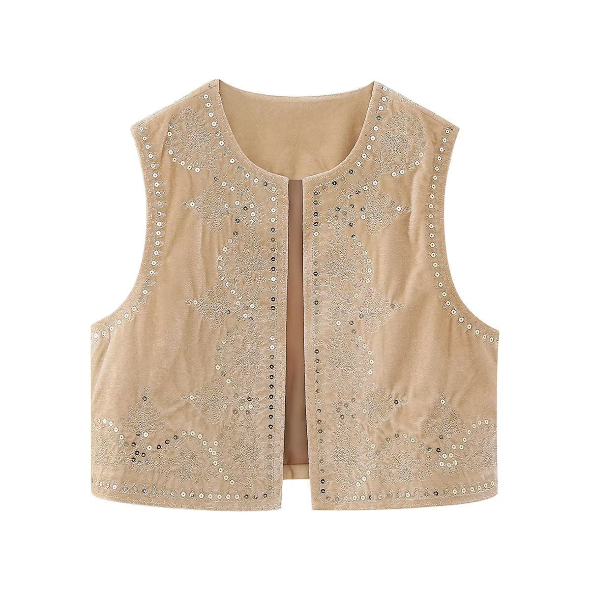 Darlene - Geborduurd Gilet