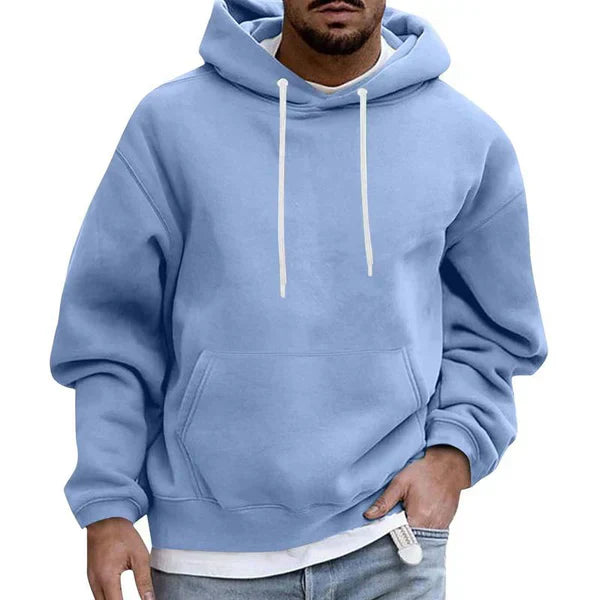 Heren Hoodie Oversized Fit met Fleece Voering Streetwear