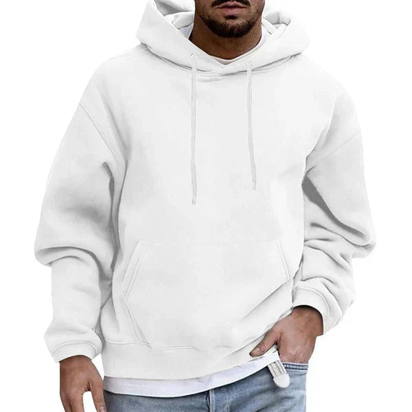 Heren Hoodie Oversized Fit met Fleece Voering Streetwear