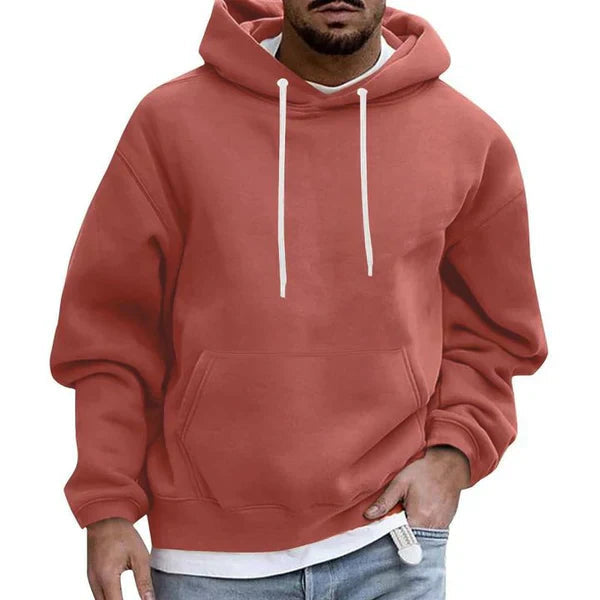 Heren Hoodie Oversized Fit met Fleece Voering Streetwear