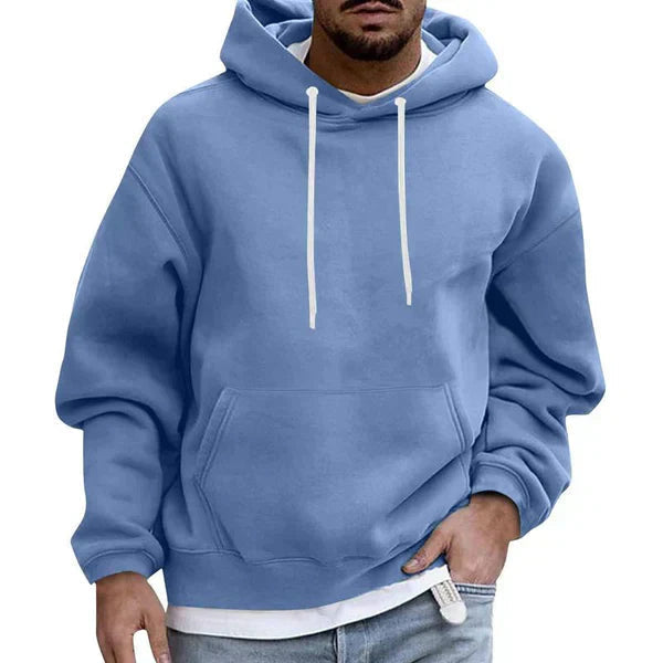 Heren Hoodie Oversized Fit met Fleece Voering Streetwear