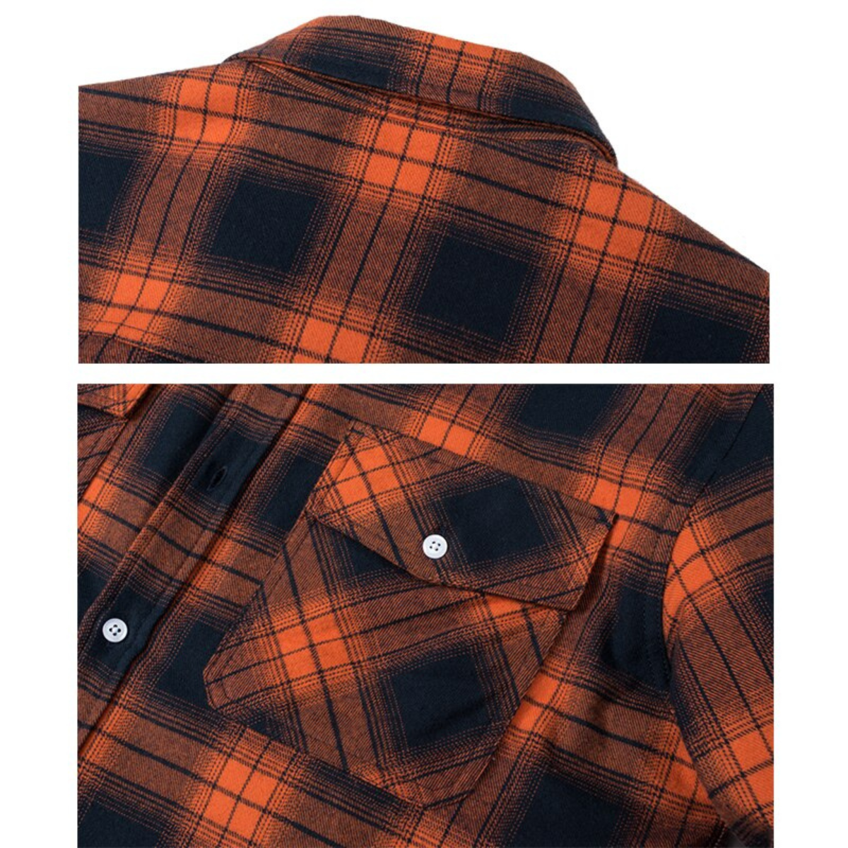 Heren Flanel Overshirt met Sherpa Voering en Ruitmotief