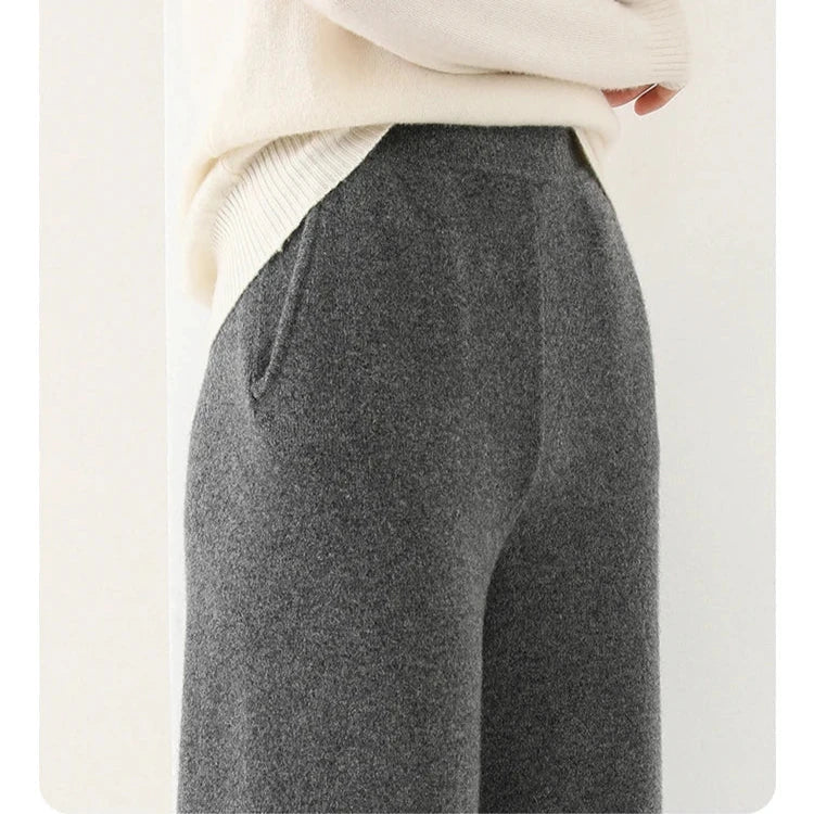 Luxe Merino Broek Dames | Merinowol, Hoge Taille, Comfortabel