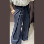 Maud Striped Trousers | Dames broek met strepen en modern baggy design