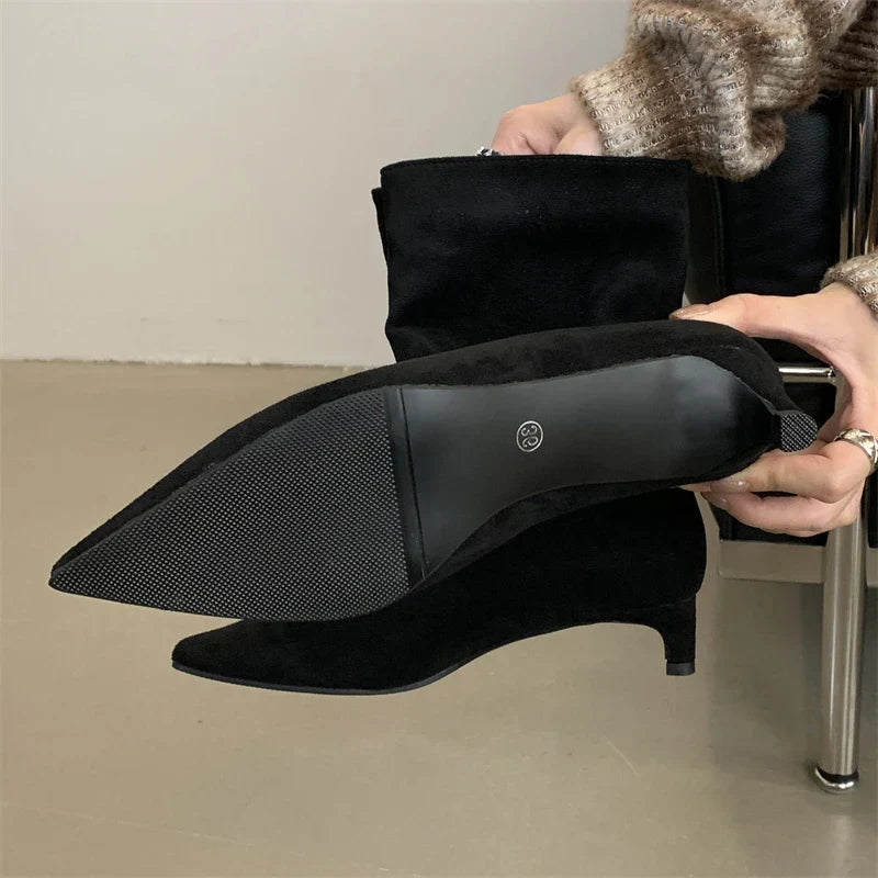 Jessica - Luxe Suède Winterlaarzen