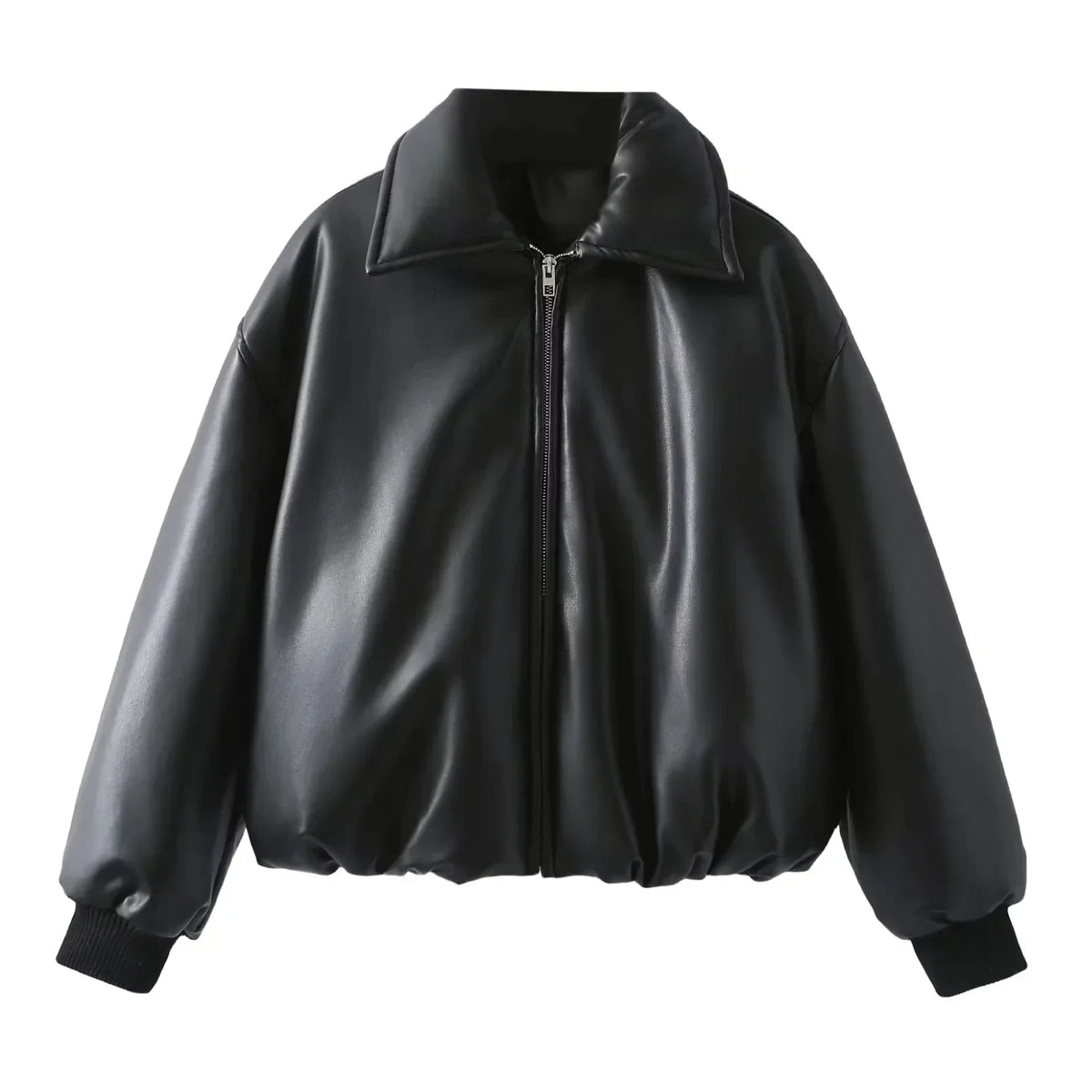 Bonita Jas | Dames Jas met Oversized Pasvorm en Vegan Leer